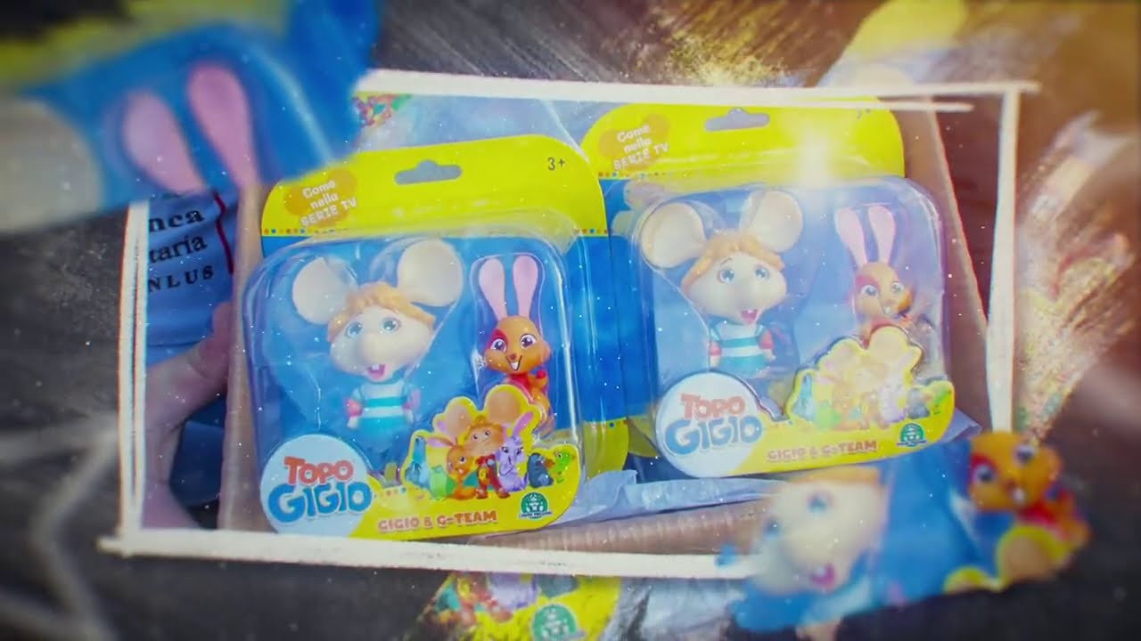 Topo Gigio © e Giochi Peziosi © insieme per donare giocattoli ai bambini dell'ospedale San Raffaele