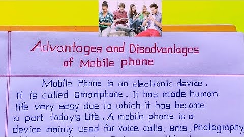 Advantages and disadvantages of Mobile Phone | Mobile Phone Advantages and disadvantage || Trading