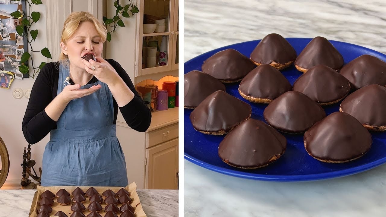 ШОКОЛАДНОЕ ПЕЧЕНЬЕ | Шведское шоколадное печенье-безе