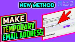 How to create Temporary Email 2024 - Temp Email Tutorial | How To Use Temp Mail | Tempmail email