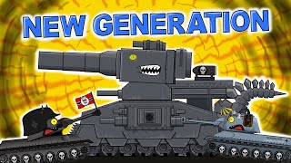 New generation of the Monster Dorzilla - Cartoons about tanks