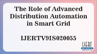 The Role of Advanced Distribution Automation in Smart Grid