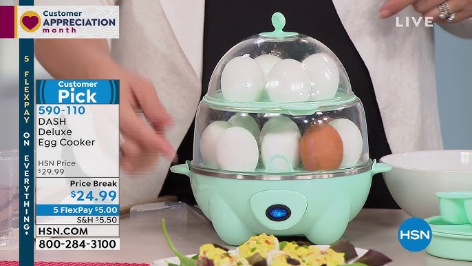 As Is Dash Deluxe Express Two-Tier Egg Cooker 