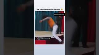 The Stage Couldn’t Handle His Talent 😂 #shorts