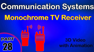 Monochrome TV Receiver | Communication systems |class 12 physics subject notes|CBSE|IITJEE|NEET