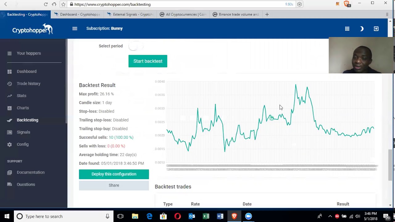 Cryptohopper Configuration - YouTube