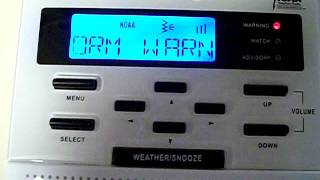 Severe Thunderstorm Warning [EAS 25] | NOAA Weather Radio (6/12/2011)