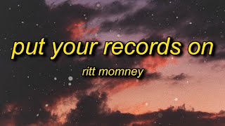 Ritt Momney - Put Your Records On (Lyrics) | girl put your records on tell me your favorite song chords