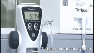 Titrette extraction system
