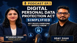 DPDP Act Simplified 🔒 | Key Rules Everyone Must Know | Podcast Ep.1