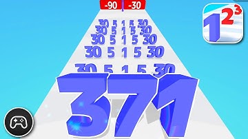 Number Master: Run and Merge - Gameplay Walkthrough Part 13 - Game Levels 115-120 (iOS, Android)