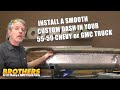 55-59 Chevy & GMC Truck How to Install a SMOOTH Dash Face/Remove Your Glovebox Door Tips & Tricks!