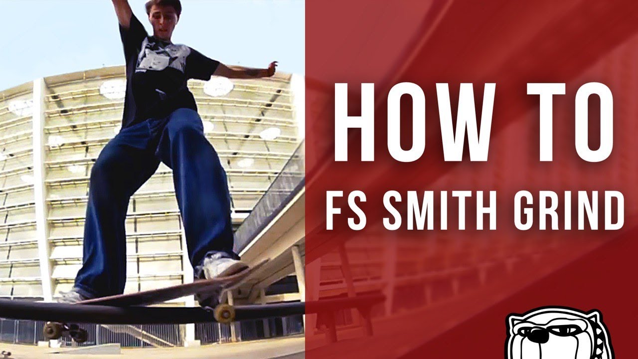 Видео школа скейтбординга - Fs Smith Grind [26 серия] - YouTube
