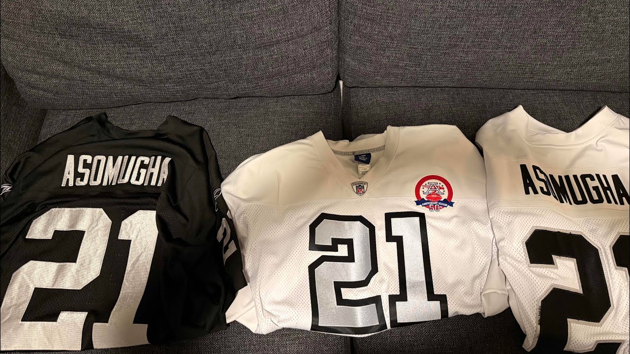 Oakland Raiders Reebok Authentic Nnamdi Asomugha Jersey Collection