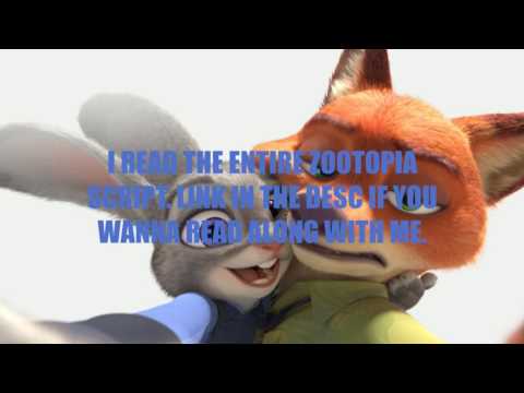 READING THE ENTIRE ZOOTOPIA SCRIPT