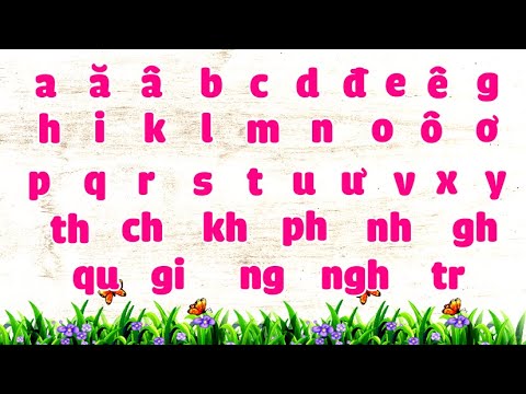 Video Cách đọc bảng chữ cái và bảng chữ ghép phụ âm - Dạy bé... - YouTube