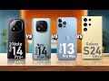 Redmi 14 Pro+ VS Redmi 14 Pro+ 5G Global VS IPhone 13 Pro Max vs Samsung Galaxy S24 ultra