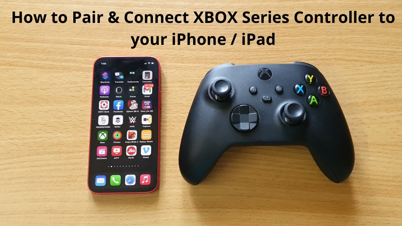 How to Pair & Connect XBOX Series Controller to your iPhone / iPad ...