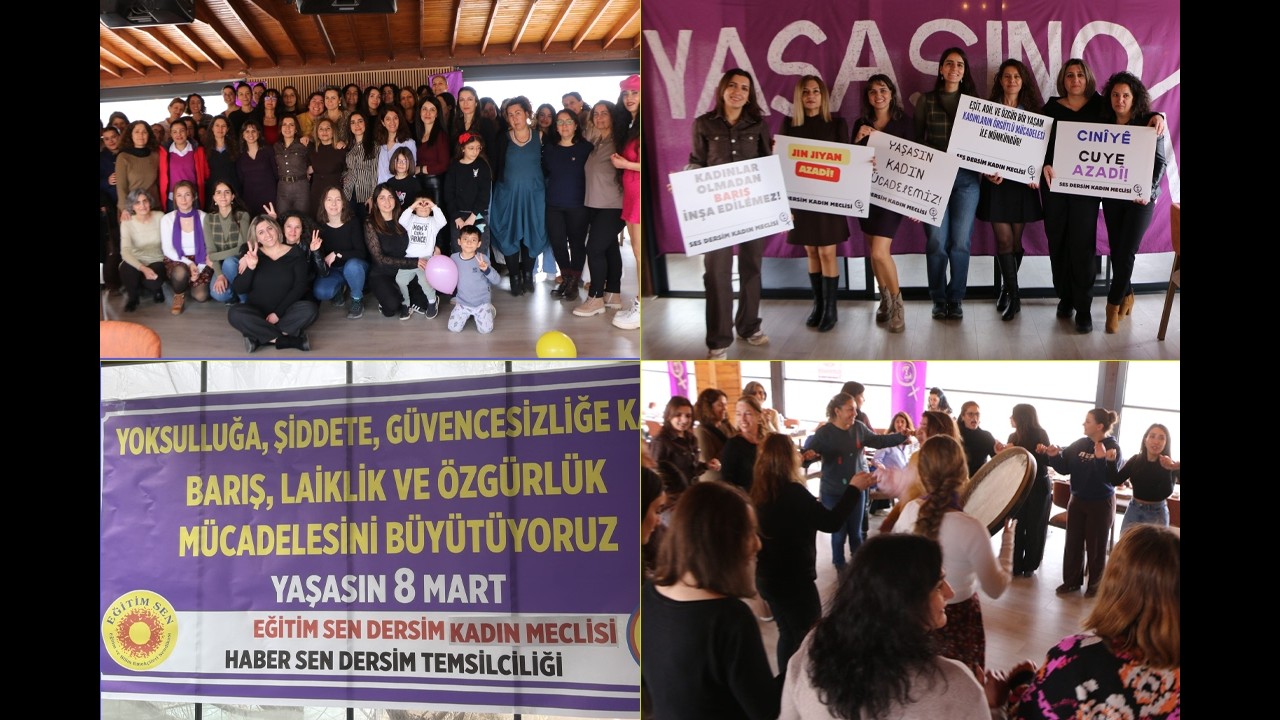 Dersim SES ve Eğitim-Sen Kadın Meclisleri 8 Mart kahvaltı etkinlikleri düzenledi!