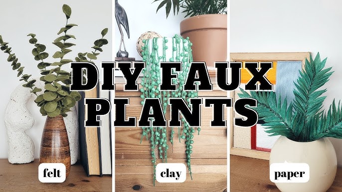 DIY - PICCOLE PIANTINE FINTE DI MONSTERA - IDEA DI RICICLO - MINIATURE  MONSTERA PLANT - TUTORIAL 