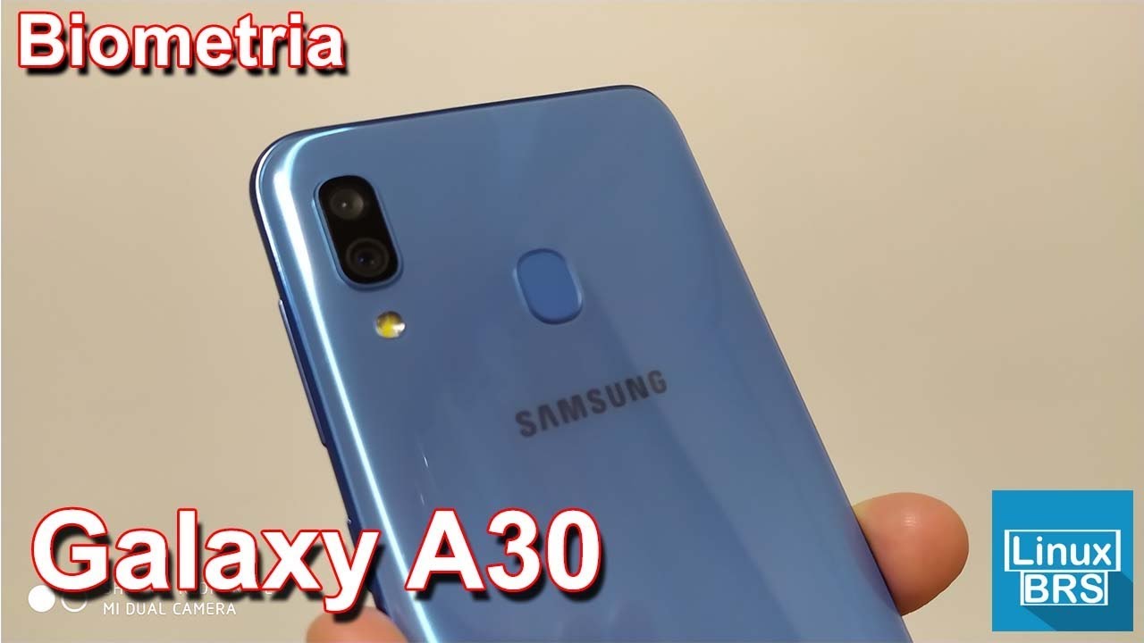 🔘 Samsung Galaxy A30 - Biometria - YouTube