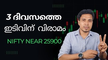 Nifty Closed Green After 3 Days Fall | Stock Market News Malayalam | Bizmate Trading