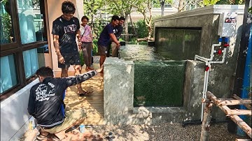 Nong โหน่ง บรมราชชนนี - เทสระบบ "ท่อบล็อคลม" ในสถานการณ์จริง ณเวลาที่ไฟดับ (พรุ่งนี้ล้างเติมน้ำจริง)