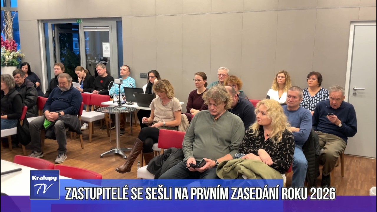 Kralupy TV: Zastupitelé se sešli na prvním zasedání roku 2026 (12. 2. 2026)