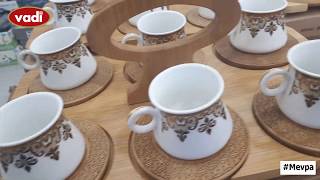 Yeni Model Ürünler - Türk Kahvesi 6 Lı Bambu Kahve Fincan Takımı