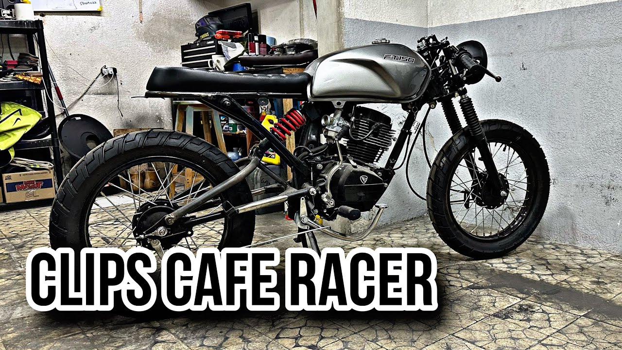 Clips Cafe Racer para la FT150 🔥 🇲🇽 caferacer italika