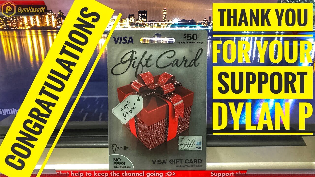 50 Visa Gift Card Winner YouTube