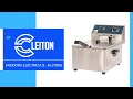 Vídeo: Freidora Industrial Eléctrica 6 Litros Simple Sobremesa ®Cleiton