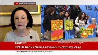 Cornelia Meyer on BBC World News: ECHR: protection against climate change=human right (10/04/2024)