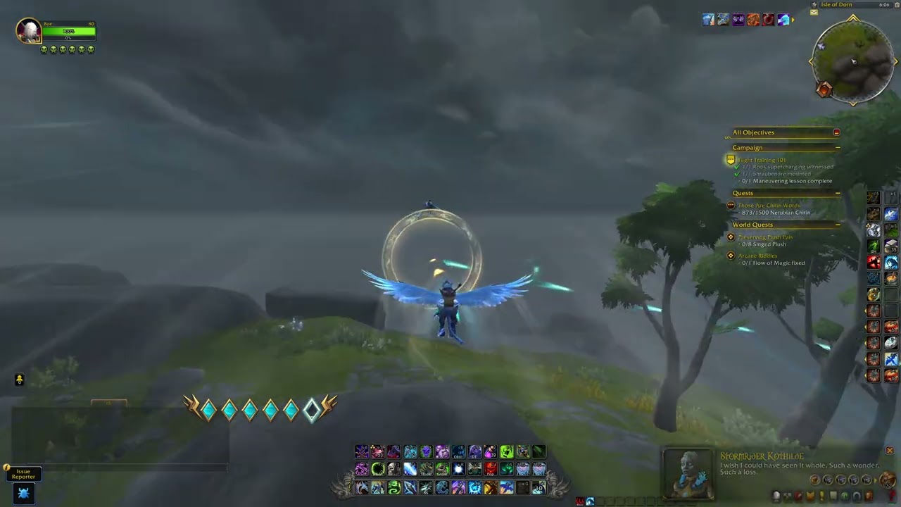 Flight Training 101, WoW The War Within Quest