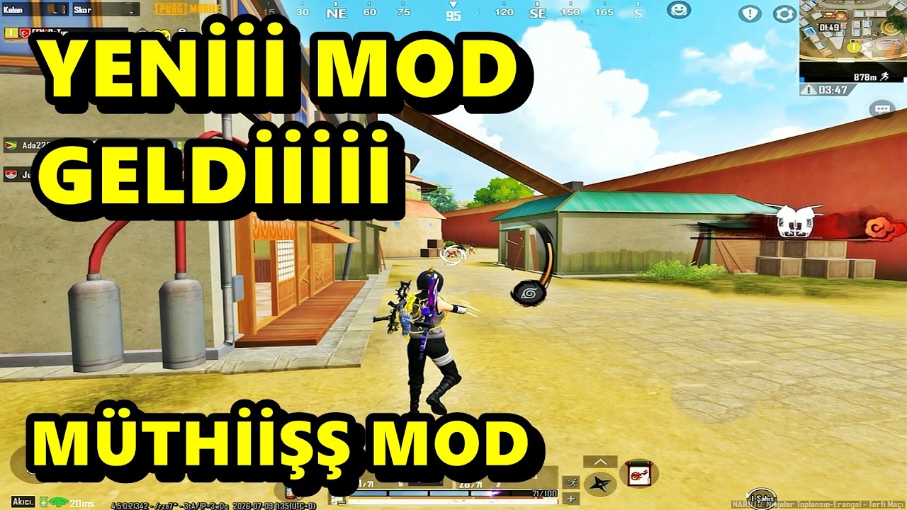 YENİ MOD GELDİİİİ ! YOK BÖYLE MOD MÜTHİŞŞ ! BATUR GAME SOLO SQUAD PUBG MOBİLE