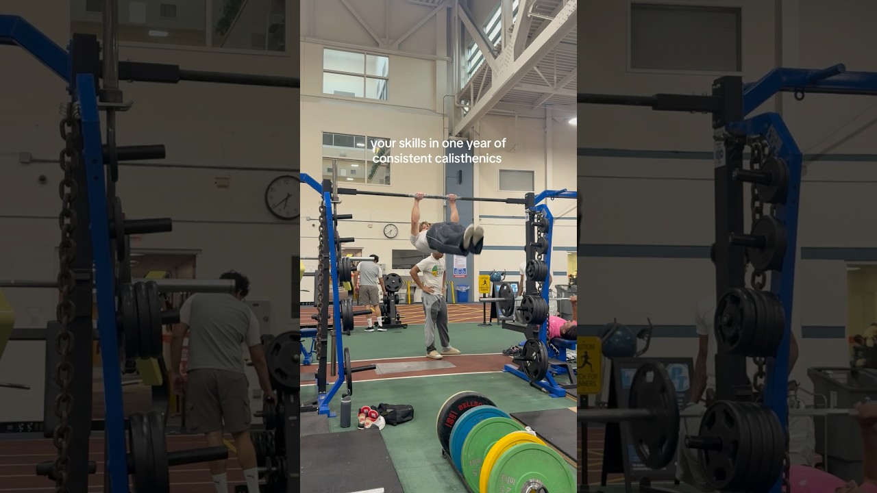 your skills in one year of training calisthenic