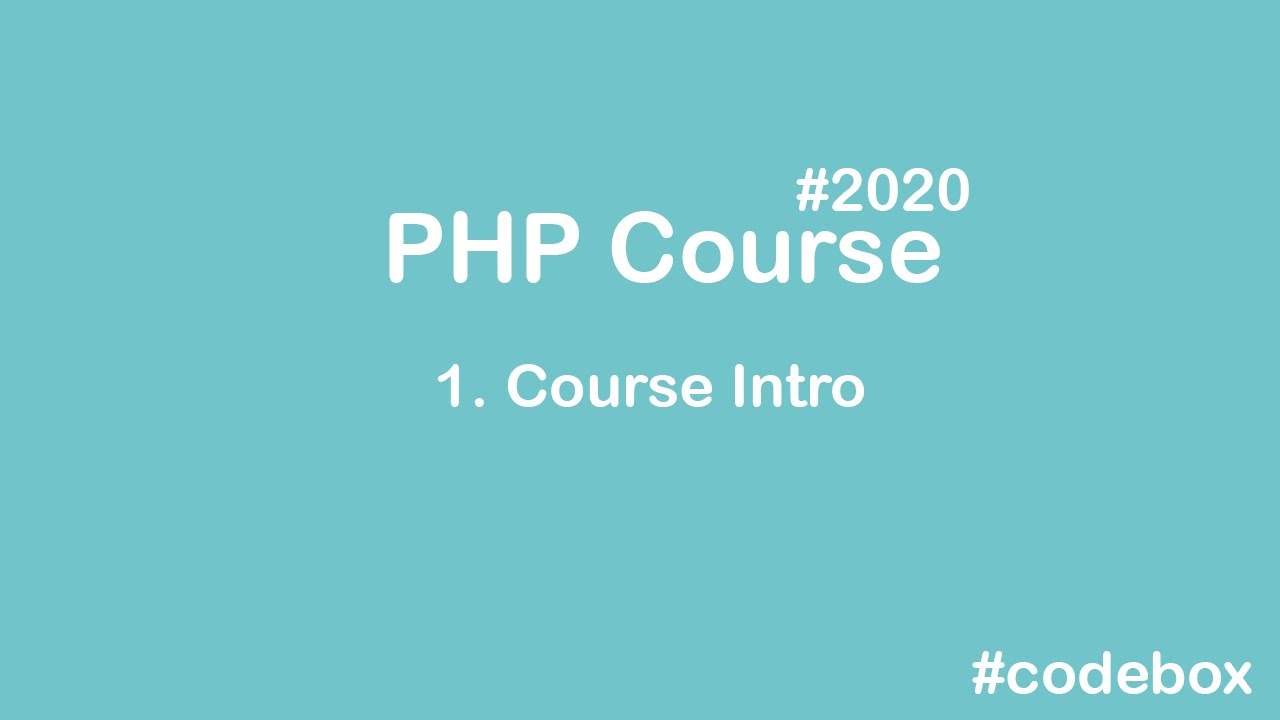 PHP In Arabic | 1 - Intro - YouTube