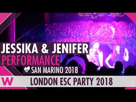 Jessika feat. Jenifer Brening "Who We Are" (San Marino 2018) @ London Eurovision Party 2018
