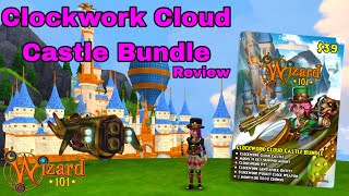 WIZARD101 *NEW* CLOCKWORK CLOUD CASTLE BUNDLE REVIEW