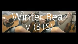 V (BTS) - Winter Bear Guitar cover chords