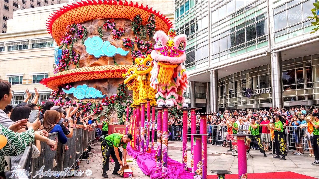 CNY 2024 ACROBATIC LION DANCE 🐲🏮 KHUAN LOKE 群樂 🐲🏮 SURIA KLCC KUALA LUMPUR MALAYSIA 🐲🏮 舞獅 Múa Lân 🐉🏮
