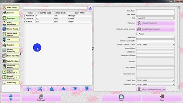 Create user employee rights & role management uTouchPOS++ point of sale