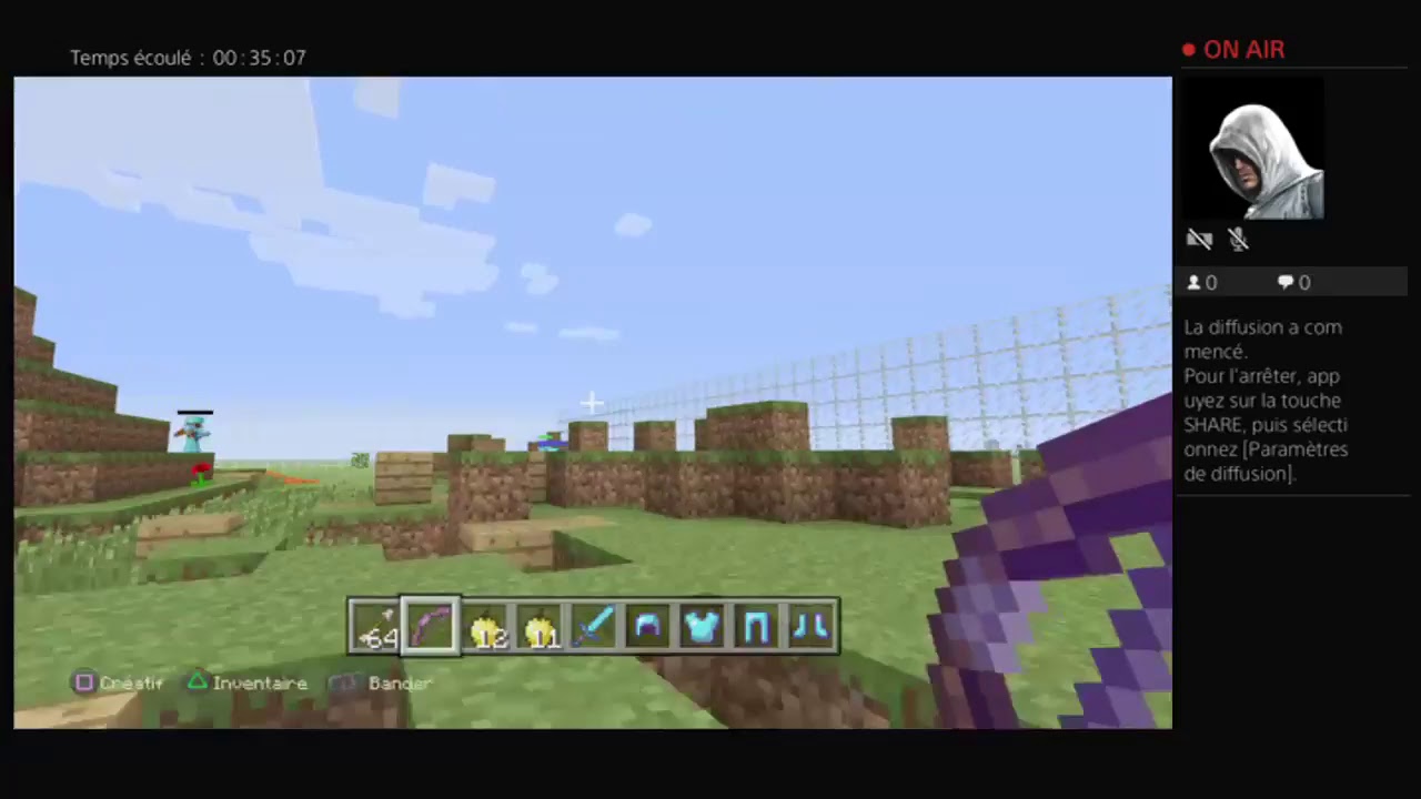 CACHE CACHE SUR MINECRAFT PS4