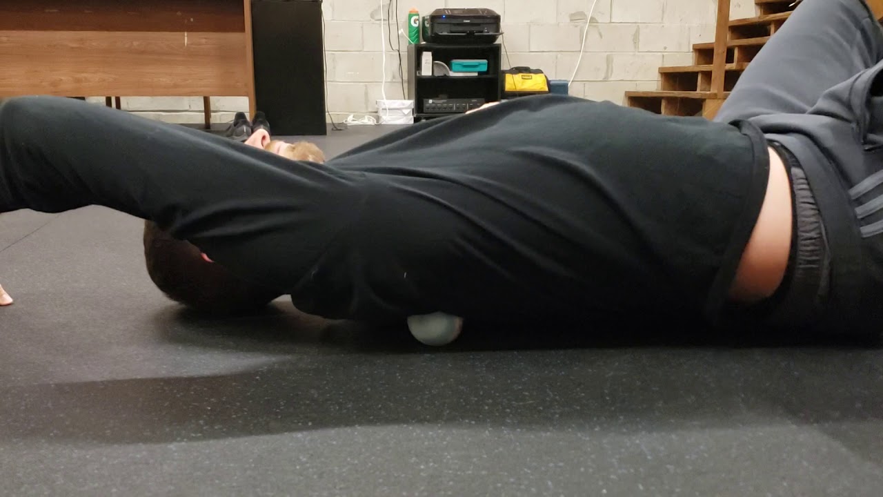 Lax Ball Upper Back Thoracic Region YouTube