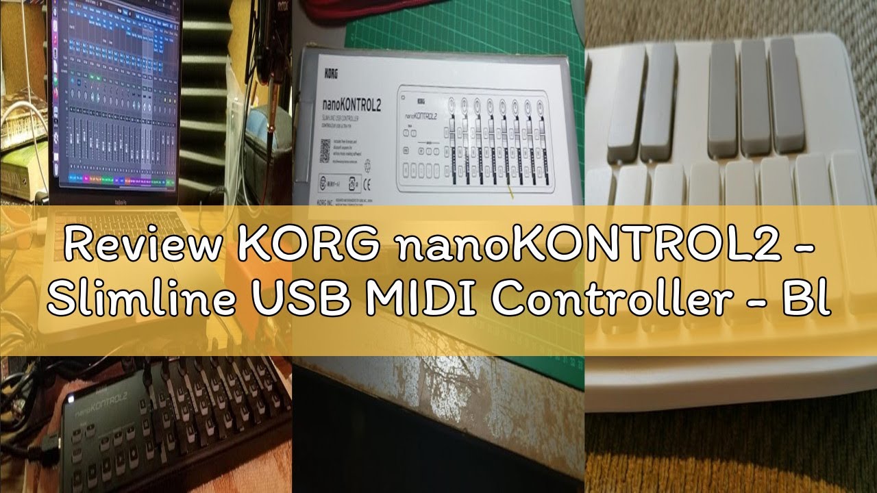 Review KORG nanoKONTROL2 - Slimline USB MIDI Controller - Black