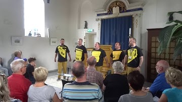 Festival Bie Daip in De Synagoge  Appingedam prachtige muziek van Bananaboat