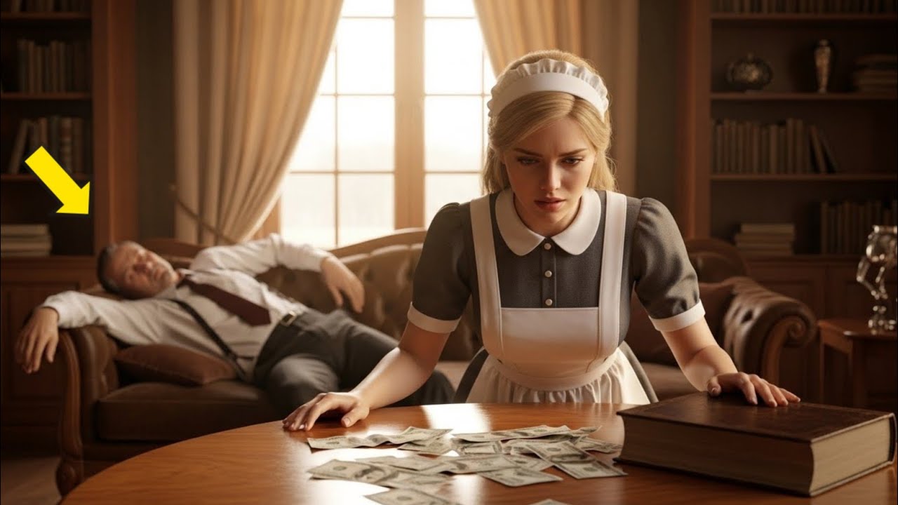 Rich CEO Pretends to Sleep to Test the Shy Maid—Then He Freezes When Seeing What She Does…