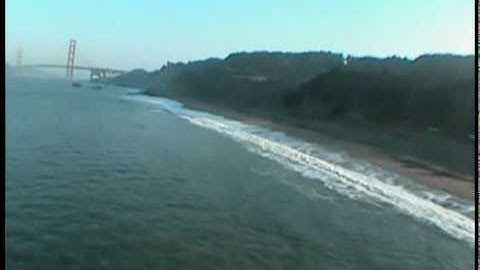 RC Long EZ Flight San Francisco bay Onboard Camera