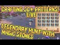 30+ Legendary Blueprint Hunt WITH Magic Stones! LIVE Test! | Crusaders of Light