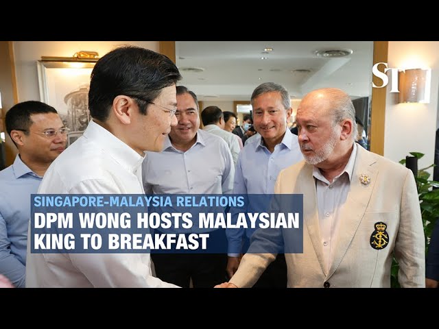 DPM Lawrence Wong hosts Malaysian King to breakfast on May 7 class=